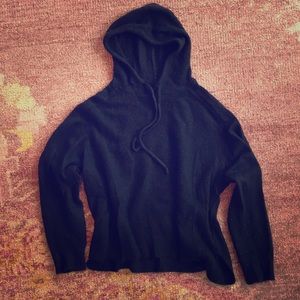Naked Cashmere black cashmere hoodie